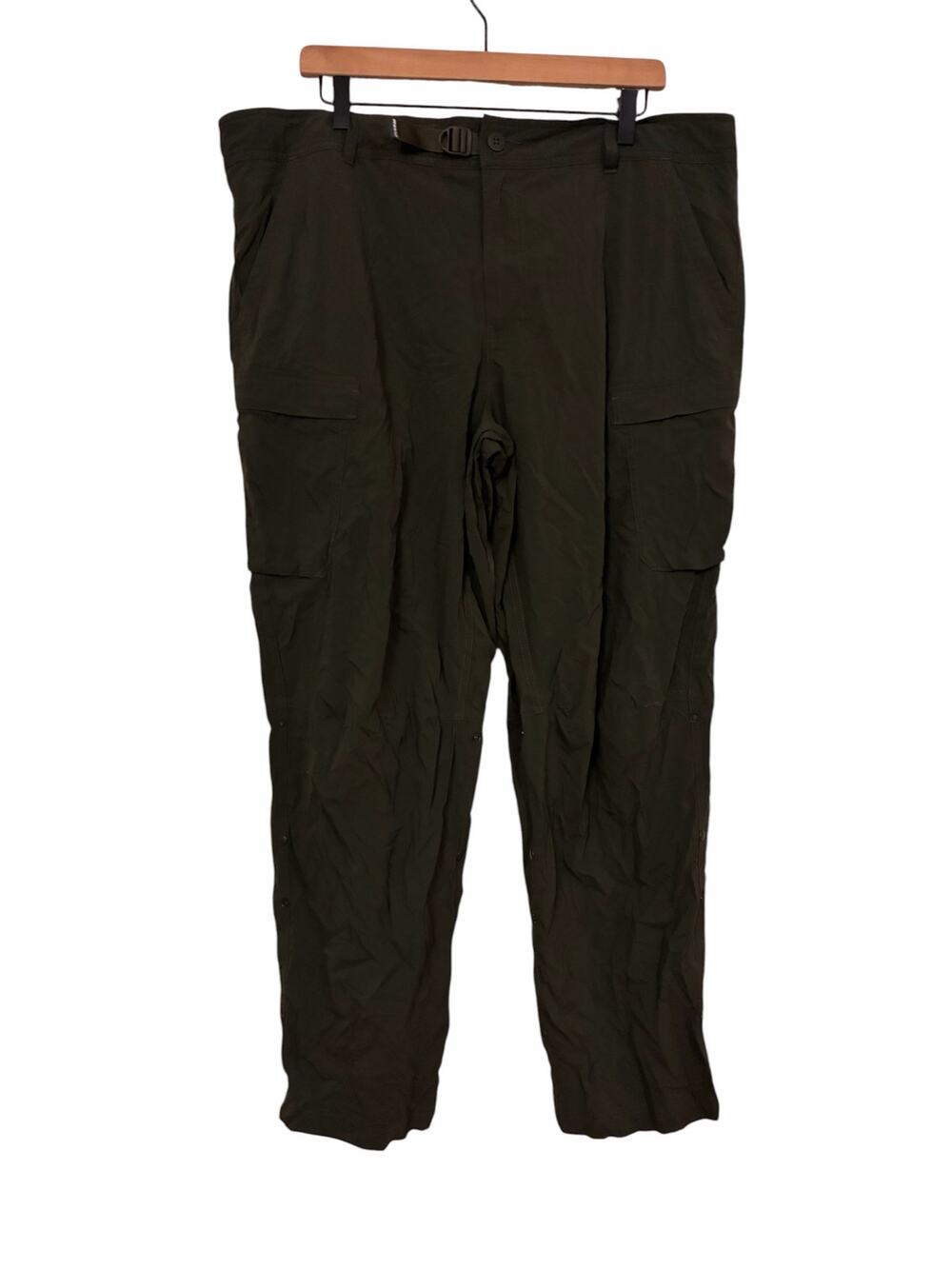 REI Mens Relaxed Ripstop Nylon Blend Hiking Outdoor Cargo Pants Size 42 x 30